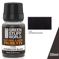 Natural Earth Pigment - Anthracite Black 30ml