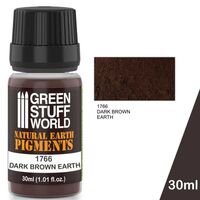 Natural Earth Pigment - Dark Brown Earth 30ml