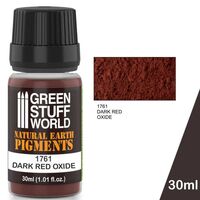 Natural Earth Pigment - Dark Red Oxide 30ml