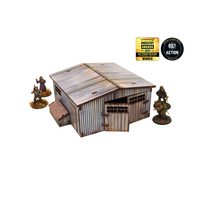 WW2 Normandy Large Tin Shed