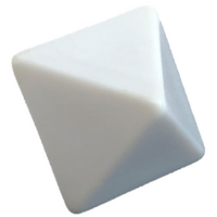 OPAQUE WHITE D8 BLANK
