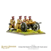 Crimean War Russian Foot Artillery With 12-Pdr Cannon