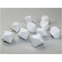 Opaque White D12 Blank