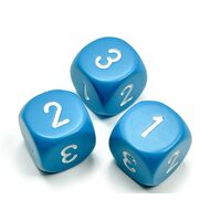 OPAQUE 16mm D3 BLUE/WHITE