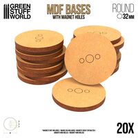MDF Bases - Round 32 mm