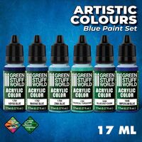 Blue Paint Set (6) - Artistic Colours