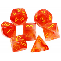 GHOSTLY GLOW ORANGE/YELLOW 7-DIE SET