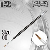 Kolinsky Brush Size 00 Silver Series (S- Type)