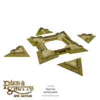 Star Fort Scenery Pack - Pike & Shotte Epic Battles