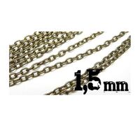 Chain 1.5mm Bronze Color