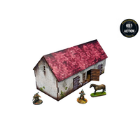 WW2 Normandy Stable w. Dovecote