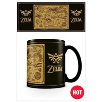 The Legend Of Zelda : Map Silhouette Heat Change Mug