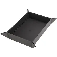 Gamegenic - Magnetic Dice Tray Rectangular Black/Gray