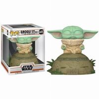 POP! Deluxe: Star Wars: The Mandalorian - Electronic Grogu (Baby Yoda) using the Force (Light-Up and Sound) #485