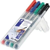 Lumocolor non-permanent Markers (4 colors)
