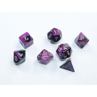 Gemini Black-Purple/Gold Mini 7-Die Set