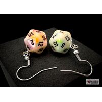 Hoor Earrings Festive Circus Mini-Poly D20