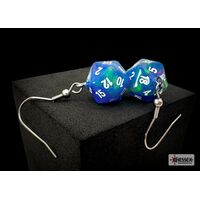 Hoor Earrings Festive Waterlily Mini-Poly D20