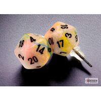 Stud Earrings Festive® Circus™ Mini-Poly d20 Pair