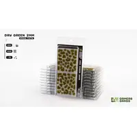 Dry Green 2mm Grass Tufts - Wild (70)