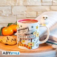 Hedwig & Privet Drive 3D Handle Mug