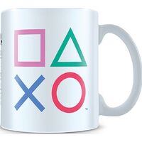 Playstation (Shapes) Coloured Mug