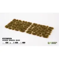 Mixed Green 6mm Grass Tufts - Wild (70)