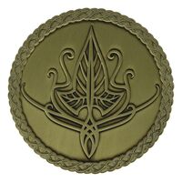 Lord Of The Rings Medallion Elven
