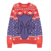 Pokemon Sweatshirt Xmas Jumper - Gengar (M)