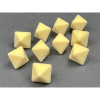 Opaque Ivory D8 Blank