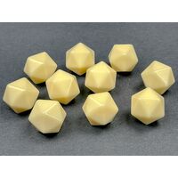 Opaque Ivory D20 Blank