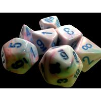 Festive® Mini-hedral™ Pop Art™/blue 7-Die set