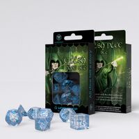 Elven Dice Set Transl. & Blue