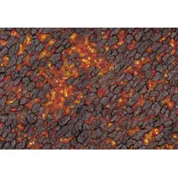 Kraken Wargames Mat - Magma River 44"x60"