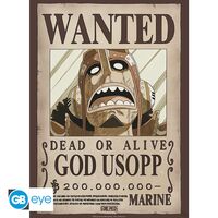 Wanted God Usopp Poster Chibi (52x38cm)