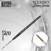 Silver Series Kolinsky Brush - Size 1