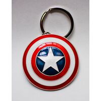 MARVEL COMICS METAL KEYCHAIN CAPTAIN AMERICA SHIELD