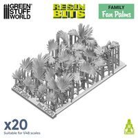 3D Printed Set - Fan Palms