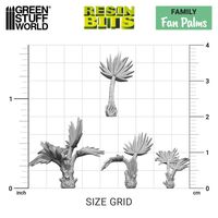 3D Printed Set - Fan Palms