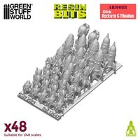 3D Printed Set -  Ork Rockets & Missiles