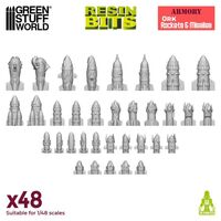 3D Printed Set -  Ork Rockets & Missiles