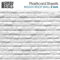Plasticard Styrene Rock Wall Rough
