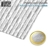 Plasticard Styrene Rock Wall Rough