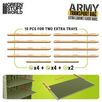 Army Transport Bag Cabinet Extra Rails (10)