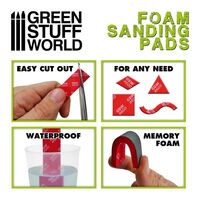 Foam Sanding Pads Coarse grit assortment (20)