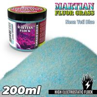 Martian Fluor Grass Flock - Neon Yeti Blue 200ml