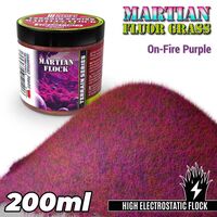 Martian Fluor Grass Flock - On Fire Purple 200ml