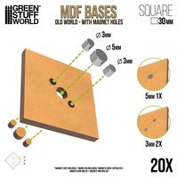 MDF Old World Bases - Square 30 mm