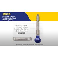Utility Pin Vice & Drill Bits (x3)