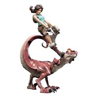 Lara Croft & Raptor 24 cm Tomb Raider Mini Epics